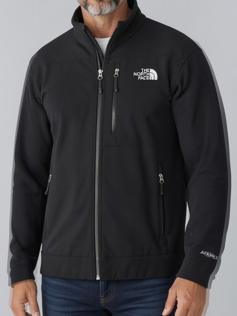 The North Face Black Apex Utility Jacket with Chest Pocket 🔥